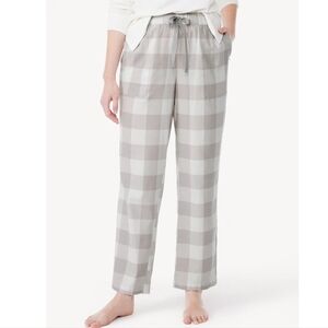 Women's print flannel pajamas sleep pants